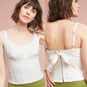NWT Anthropologie corset top